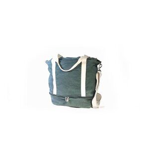 Lo & Sons “Catalina Deluxe” Tote Antique Teal Canvas